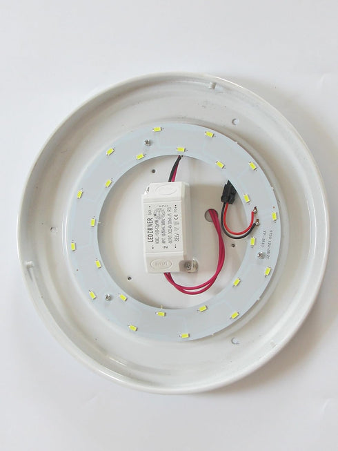 Ledytech 12w 5730 SMD Led Panel Ceiling Light Fixtures Circle Annular Round Replacement Board Bulb 6000K 1-Pack (White 6000-6500k)...