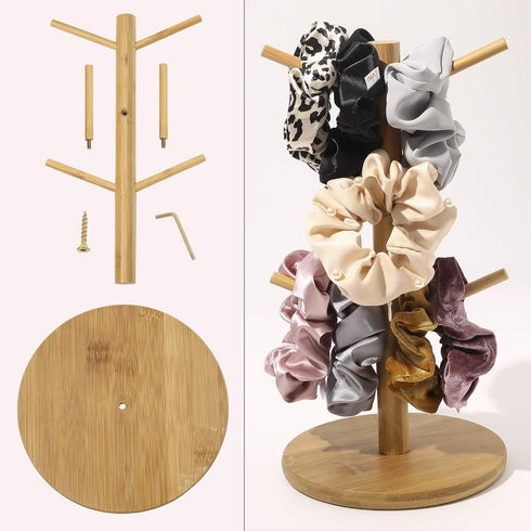 Scrunchie Holder Organizer Stand Bracelet Holder Accessories Jewelry Hair Tie Organizer Cute Stuff for Gils Bedroom The Perfect Hair Dresser Dislp...