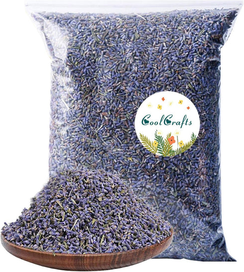 Dried Lavender Flowers, Dry Lavender Buds Bulk for Wedding Toss, Crafts, Sachets - 1/2 Pound...