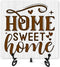 Home Desk Decor, Home Sweet Home Sign With Iron Stand, Housewarming Gifts For Women Men Family New House Owner Neighbours, Rustic Farmhouse Home L...