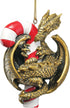 Gothic Dragon with a Candy Cane Sweet Tooth Christmas Tree Ornament, 4 Inch, Single...
