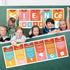 Retro Boho Science Classroom Decoration Groovy Science Banner and Poster Hippies Science Bulletin Board Set for Laboratory Learning Cutouts Decor ...