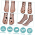 BESTOYARD 4 Pairs Women Ankle High Socks Sheer Slouch Socks Transparent Lace Socks, Black, Medium...