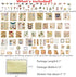 TIYPKE 200pcs Scrapbooking Stickers Herb Botanical - Mushroom Flowers Nature Butterfly journaling supplies Stickers for Bullet Journals Supplies A...