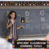 Sign Language Bulletin Board Letters - 36 ASL Alphabet Learning ABC Alphabet Poster Classroom Decor Cards Set Kindergarten/Primary School Classroo...