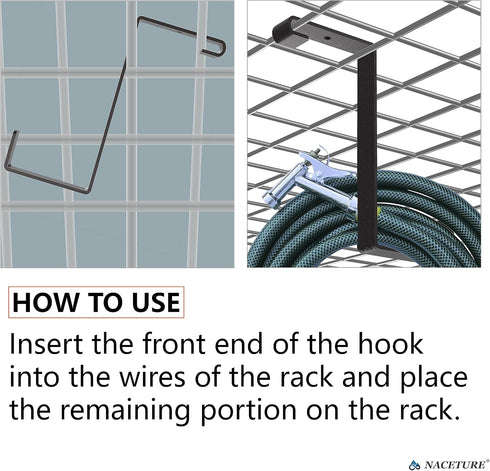 Bike Hangers for Garage Ceiling Storage - Bicycle Hooks for Garage Ceiling Mount, Bicycle Hangers for Garage Ceiling Ladder Storage for Flex Wall ...