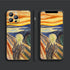 Case for iphone 14 Plus, The Scream by Edvard Munch Abstract Art Phone Case for Men Women, Soft Tpu Full Body Protection Shockproof Protection Pho...