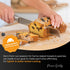 Orblue Serrated Bread Knife Ultra-Sharp Stainless Steel Professional Grade Bread Cutter - Cuts Thick Loaves Effortlessly - (8-Inch Blade with 5-In...