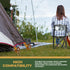 Camping Tent Stakes - Heavy Duty Tent Pegs Outdoor, Metal Tarp Spikes and Inflatable Tent Pole Pins 6 Pack...