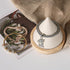 Bamboo Cone Bracelet Display Stand for Show Selling (Beige)...