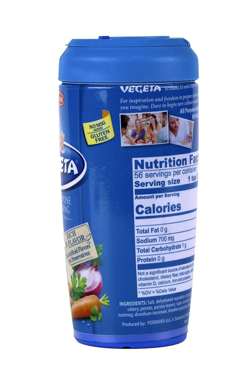Podravka Vegeta Seasoning Shaker No MSG, 6 Ounce (170 g)...
