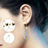 DRWATE Earring Making Kit with 740 PCS Beading Hoop Earring Finding Component Accessories Hooks Jump Rings Loop Earring Backs Beads and Charms for...