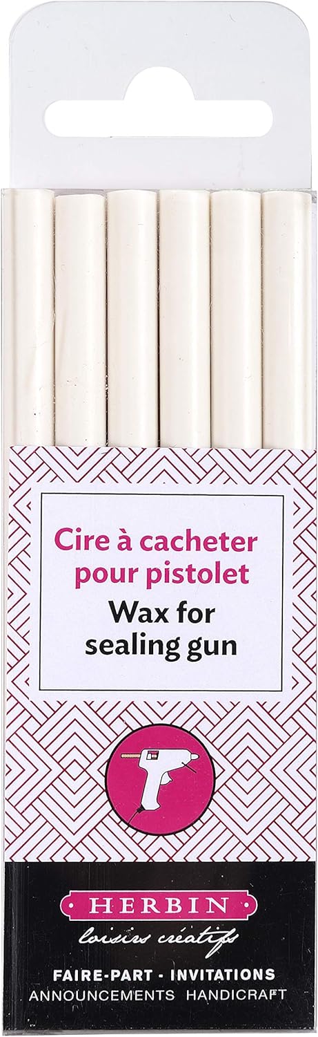 Herbin Glue Gun Wax - 4 3/4 Long - White...
