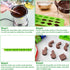 Christmas Shape Baking Mold Candy Mold Chocolate Molds including Christmas Tree Santa Head, Ideal for Christmas Party Home Baking DIY Crafts & Nov...