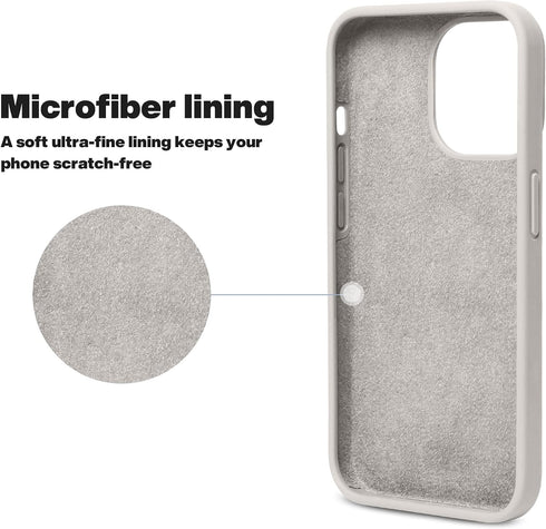 OTOFLY Compatible with iPhone 13 Pro Case, Liquid Silicone Slim Protective Shockproof Phone Case Cover with Anti-Scratch Microfiber Lining, 6.1 in...