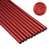 10 Pieces Sealing Wax Glue Sticks, 8 Inch Long Mini Hot Glue Gun Sticks for Envelopes, Wedding Invitations, Cards, DIY Art Craft (7mm Diameter, Re...