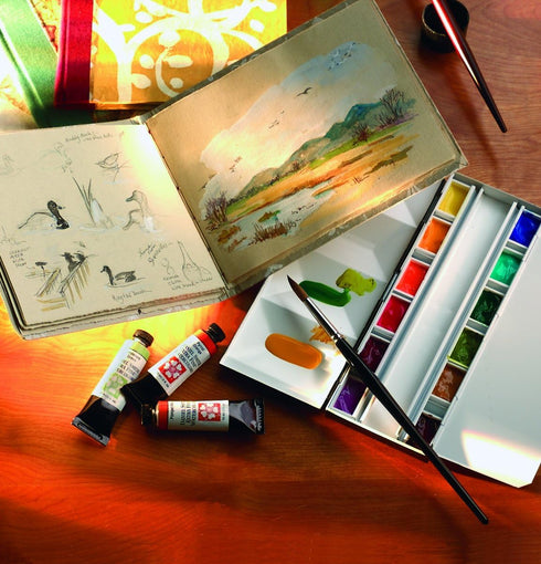 Daniel Smith Extra Fine Watercolor Paint, 12ml Stick, Raw Sienna, 284670024...