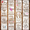 20 Piece Inspirational Word Stencil Set, Stencils for Painting on Wood, Canvas - Quotes Include Dream, Faith Hope Love - Stencils for Crafts Reusa...