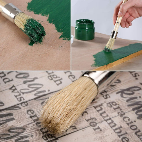 Mr. Pen- Chalk Paint Brush, 0.7 Inch, Wax Brush, Round Paint Brush, Wax Brush, Chalk Paint Brushes for Furniture, Chalk Paint Brushes, Wax Brush C...