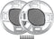 ACROPIX 6" Car Speaker Grills Cover Mesh Round 6 Inch Audio Speaker Subwoofer Guard Protector Case with Mounting Screws Iron Silver Tone Black - P...