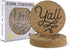 Y'all Texas Coaster Set Cork 3.5 Inch Coasters - 4 Texas Coasters Texas Gift...