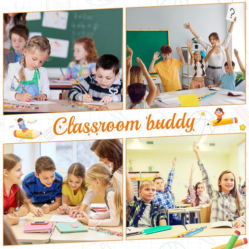 Yeaqee 60 Pcs Welcome Back to School Pencil First Day of School Pencils with Eraser Classroom HB Pencils Bulk for Kindergarten Children Classroom ...