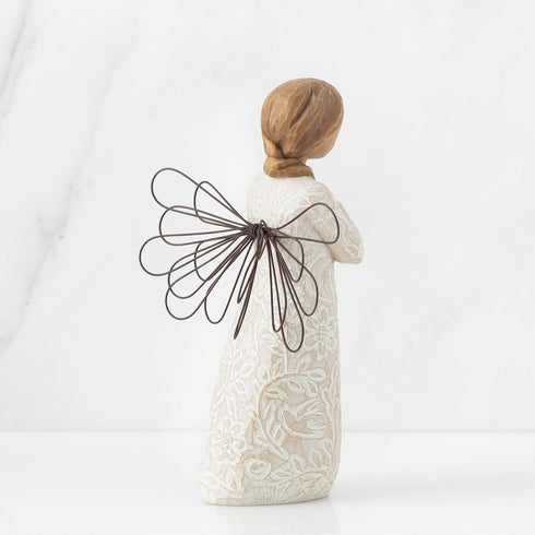 Willow Tree Remembrance Angel (Lighter Skin), Memories…Hold Each one Safely in Your Heart, A Gift to Express Sympathy, Comfort, Remembrance and He...