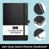 RICCO BELLO Classic College Ruled Notebook | Faux Leather Hardcover Lined Writing Journal for Work, Home, School | 192 Lined Pages, 5.7 x 8.4-Inch...