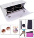 Women's Evening Bag Silver Square Exquisite Handbag Crossbody Shoulder Bag Purses for Dressy Party Prom Wedding...
