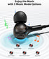 USB C Headphones Wired Earbuds with Microphone HiFi Stereo Deep Bass Noise Cancelling Multiple Music Sound Effects In Ear Earphones for Live Singi...