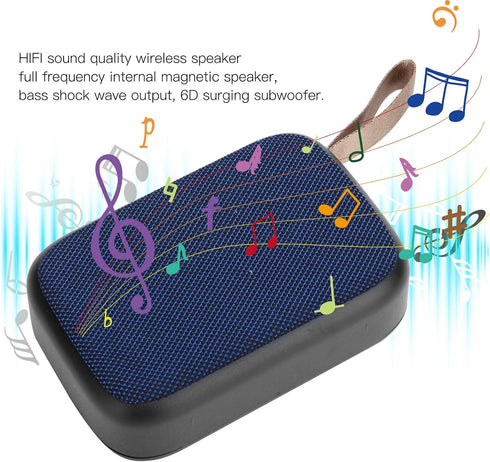 Cuifati Wireless Bluetooth Speaker Subwoofer Wireless Stereo Portable USB Mini Speaker with FM Radio Louder Volume Crystal Clear Stereo Sound Rich...