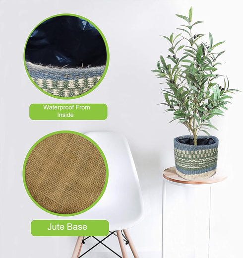 Plant Pots, Planters Indoor Plant Pot for All Home Garden Flowers Succulents Modern Round Decorative Flower Pot Indoor (Style 7)...