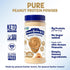 Peanut Butter & Co. Pure Peanut Protein Powder, Non-GMO Project Verified, Gluten Free, Vegan, 6.5 oz Jar...