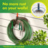 DF OMER Plastic Garden Water Hose Holder Fits 50 ft. Hose – 9.2x5.9x5.5 in. Weatherproof Wall Mount Hose Rack Hanger for Outside with Hanging Hook...