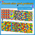 Tintnut Building Block Sublimation Transfer Paper- 12 Sheets 12inchesx10inches Toy Pattern Sublimation Transfer Ink Sheets Compatible with Cricut ...