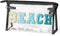 Preppy Patch Cosmetic Bag - Summer Beach Chenille Varsity Letter Clear Toiletry Bag Aesthetic Waterproof Portable Makeup Bag Clutch Purse Travel B...