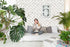 17.71inx118in Gray White Stripe Wallpaper Modern Geometric Contact Paper Peel and Stick Wallpaper Self Adhesive Removable Home Decorative Wall pap...