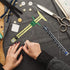 2 Pieces Sliding Gauge Measuring Sewing Tool, 5-in-1 Sliding Gauge Measuring Sewing Ruler Tool Fabric Quilting Ruler for Sewing Knitting Quilting ...