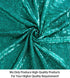 ShinyBeauty Fabric by The Yard 1 Yard Green Sequin Fabric Glitter Embroidery Fabric by The Yard Material for DIY Sewing Curtain Backdrop Tableclot...