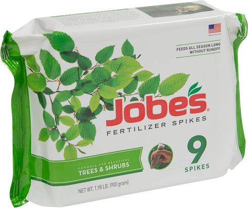 Jobe’s Slow Release Tree and Shrub Fertilizer Spikes, Easy Plant Care for Oak, Maple, Dogwood, Boxwood, and Many More Acid Loving Trees and Shrubs...