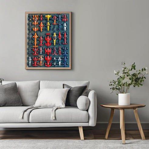 Posterizer 1 pcs-2023 formula one teams race cars-gift for car lovers-Sports & Hobby Art-Men's Art Collection-Decor for Home & Office- unframed wa...