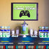 PHOGARY 3 Pack Video Game Tablecloth, Blue Gamer Birthday Decorations Disposable Plastic Rectangle Tablecloths for Kids Player Gamer Party Supplie...