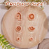 Puocaon Smiley Sunflower Clay Cutters - 6 Pcs Polymer Clay Cutters for Earrings Making, Smiley Face Flower Clay Cutters Set Polymer Clay Jewelry M...