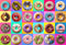 Puzzles for Kids Ages 4-8-10 Boys Girls, Colorful Donuts 100 Piece Puzzle Children Learning Educational Toys Gifts for 4, 5, 6, 7, 8-10 Years Old...
