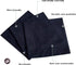 RDS HANKYTEX Men's Handkerchiefs,100% Soft Cotton,Black Hankie,Pack of 6...