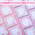 Handepo 12 Pack Rabbit Notepad Small to Do List Sticky Notes Funny Cute Note Pads Rabbit Sticky Notes Rabbit Theme Self Stick Note Pads Memo Pads ...