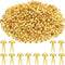Hotop 500 Pcs Brads for Paper Crafts Metal Round Brass Paper Fasteners for Craft Art Crafting School DIY Supplies(0.24 x 0.47 Inch,Golden)...