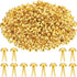 Hotop 500 Pcs Brads for Paper Crafts Metal Round Brass Paper Fasteners for Craft Art Crafting School DIY Supplies(0.24 x 0.47 Inch,Golden)...