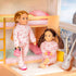 Lori – Bunk Bed Set for Mini Dolls – Bedroom Furniture for 6-Inch Dolls – Dollhouse Accessories – Toys for Kids – 3 Years + – Urban Chic Bunk Bed...