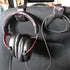 Car Hooks for Purses and Bags Cute Leather (2 pcs, Black with Red Edge) Cat Shape Car Essentials for Women Interior Cute Car Accessories Cute Aest...